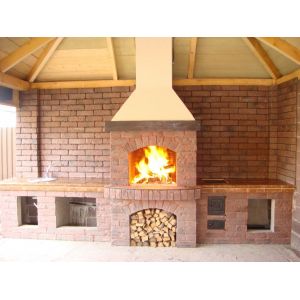 Барбекю дачное из кирпича Уфа № 12